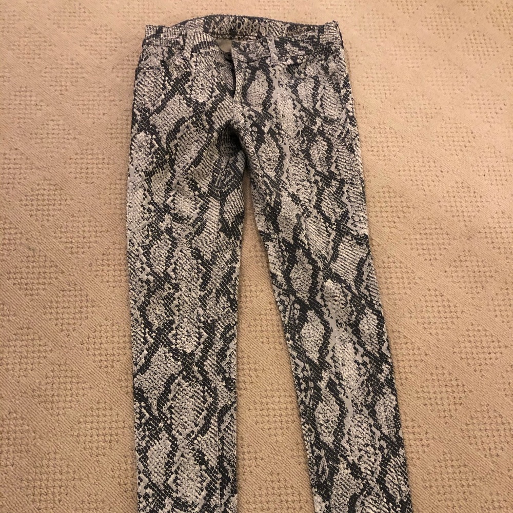 DL1961 snake print Emma jeans